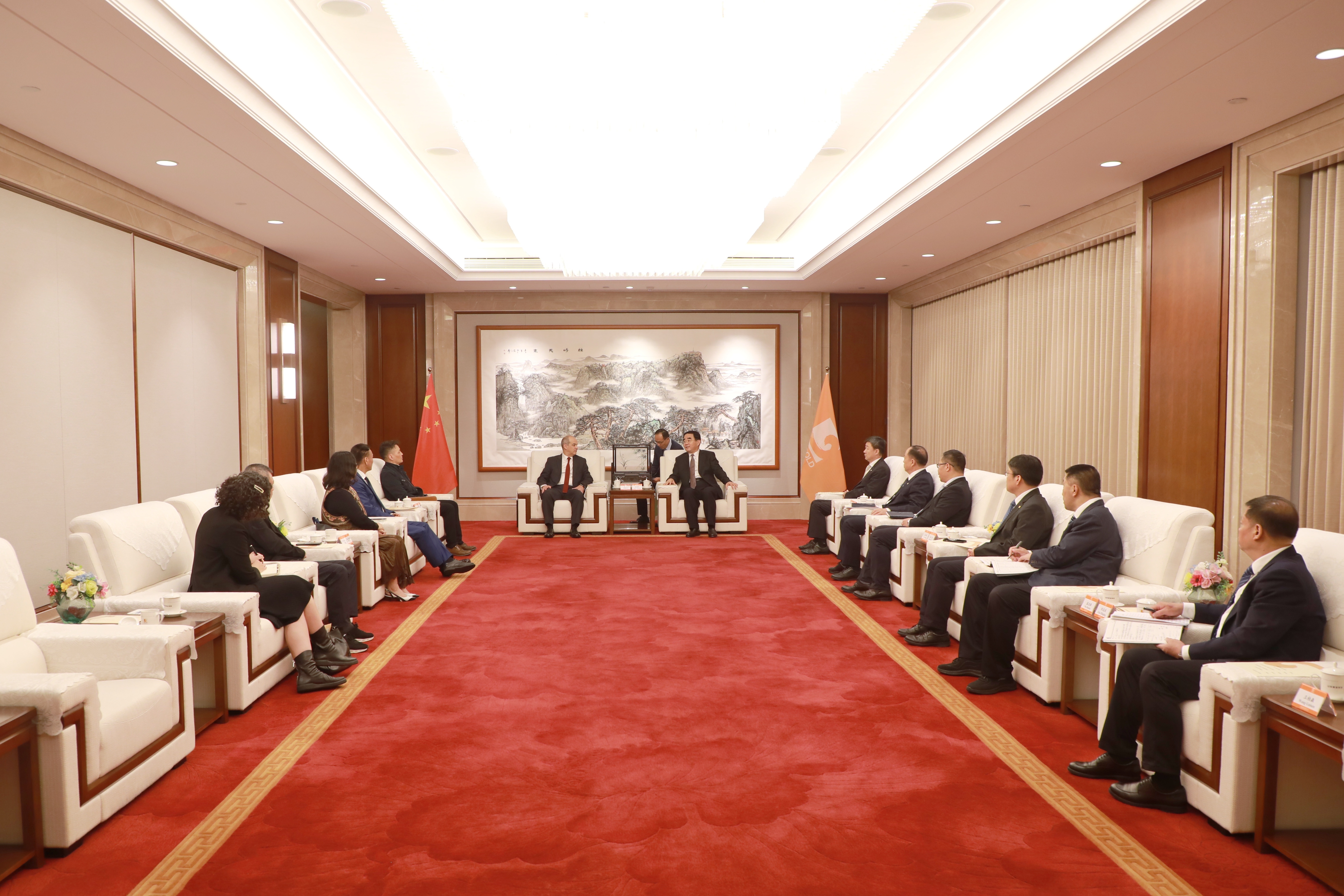 阿根廷驻华大使马致远一行到访山东兴发娱乐xf187集团